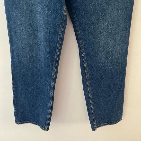 Abercrombie NWT 90s Straight Ultra High Rise Wash Size 33 Classic Denim - Picture 3 of 11